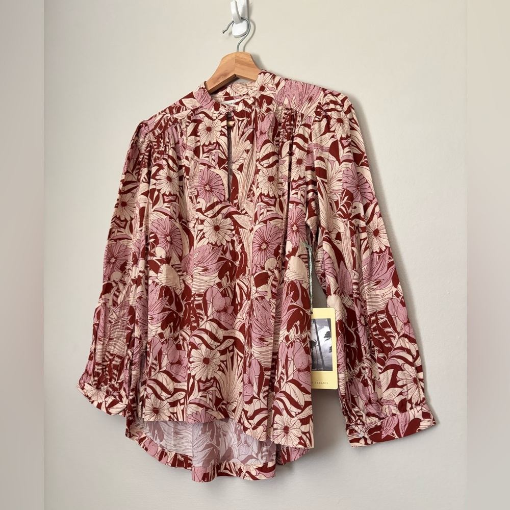 Trovata Floral Boho Style Blouse - Picture 3 of 12